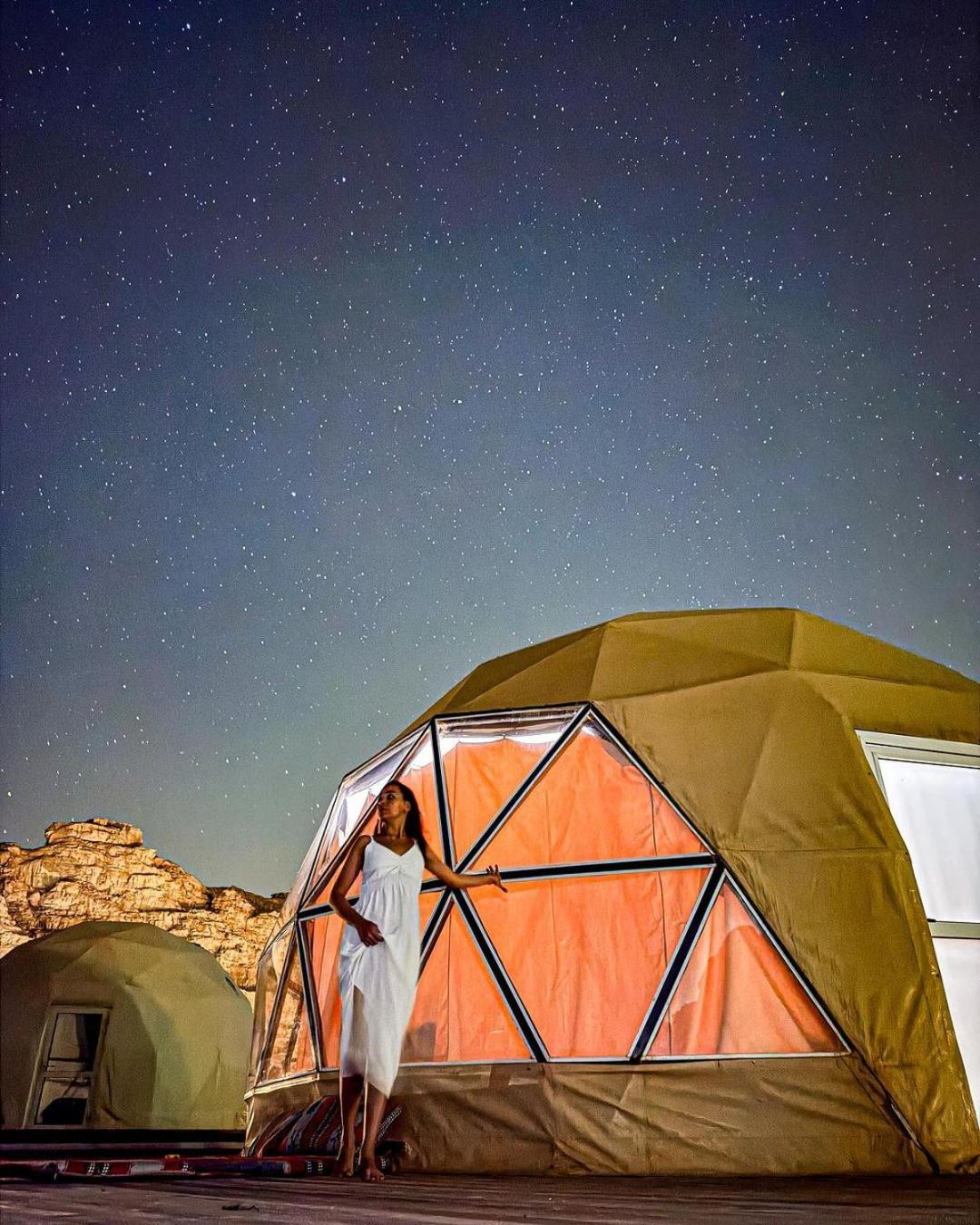 Rum Crystal Luxury Camp Wadi Rum Esterno foto