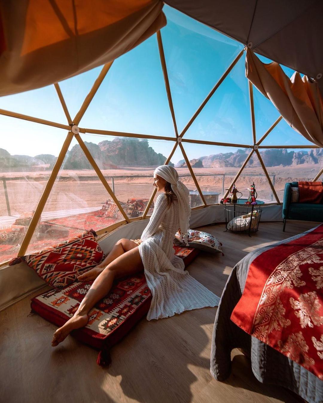 Rum Crystal Luxury Camp Wadi Rum Esterno foto